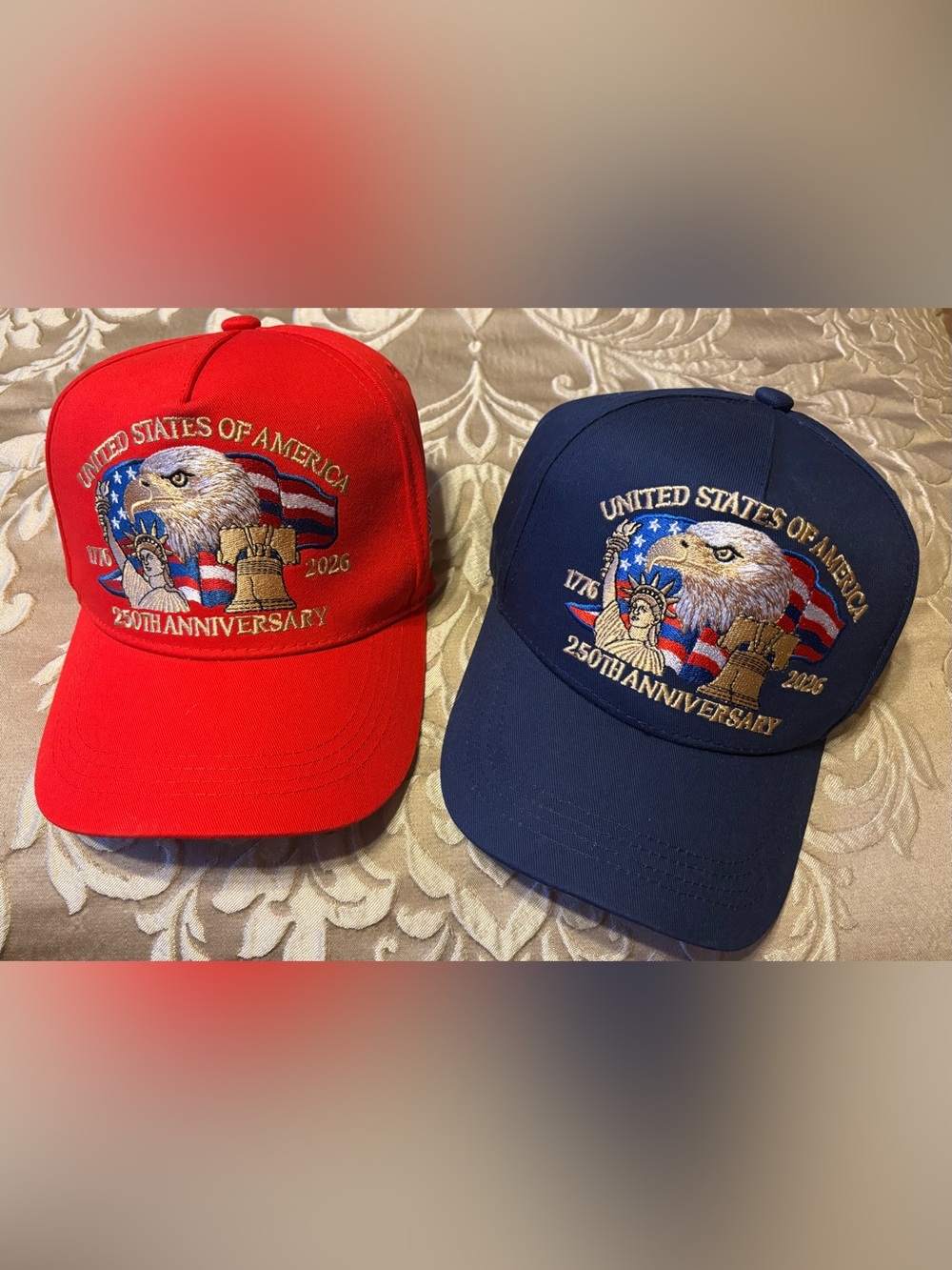 USA 250th Anniversary Patriotic Hats